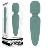 Evolved Rumble Wand Olive Green USB Rechargeable Mini Massager Green VIBRATORS